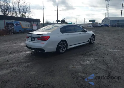 2019 BMW 740I xDrive из США, поврежденный, VIN WBA7E4C58KGV28715